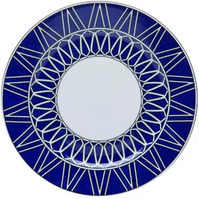 Blue Star Round Deep Platter