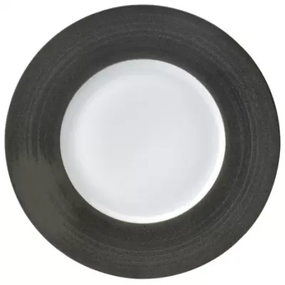 Galileum Graphite Dinner Plate Large Rim (Special Order)