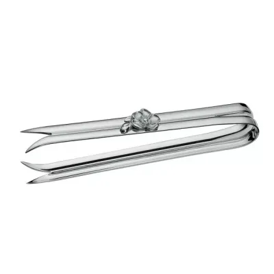 Anemone-Belle Epoque Silver Plated Ice Tongs