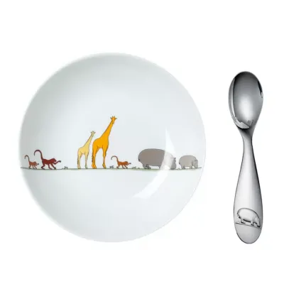 Savane Baby Cereal Bowl and Spoon Set