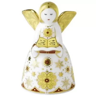 Christmas Gold Sparkle Angel Gift Boxed 3 in High