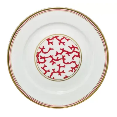 Cristobal Red Flat Chop Plate Diam 11.6 in