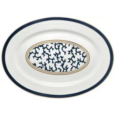 Cristobal Marine Oval Dish/Platter / Platter 16.1 X 11.8 in