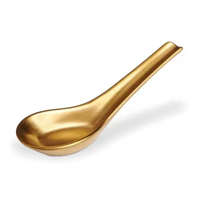 Soie Tressee Gold/Zen Chinese Spoon Gold 5.5" - 14cm