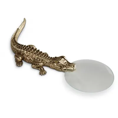 Crocodile Gold Magnifying Glass 7.5" - 19cm