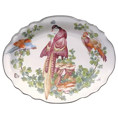 Chelsea Bird Oval Dish 11.5"x9"