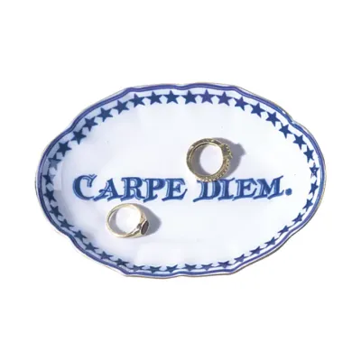 Carpe Diem, Ring Tray 5.75"