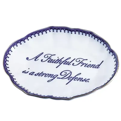 Faithful Friend..Strong Defense, Ring Tray 5.75"