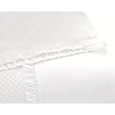 Classic Ruffle White Bedding