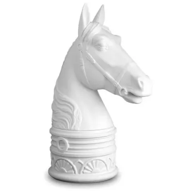 Horse Bookend White 8 x 5.25 x 13" - 20 x 13 x 33cm