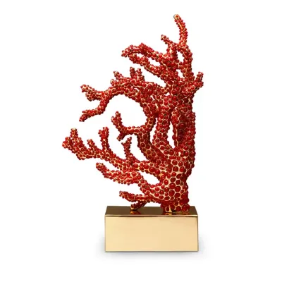 Coral Bookend 5 x 3.5 x 8.5" - 13 x 9 x 22cm