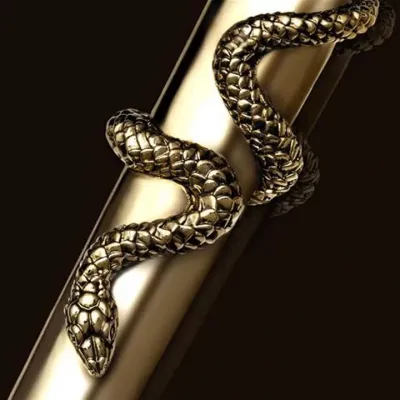 Snake Gold Letter Opener 7.5" - 19cm