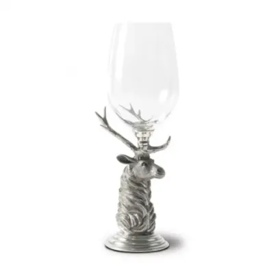 Lodge Style Elk Stem White Wine Glass