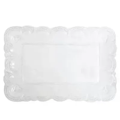 Incanto Lace Small Rectangular Platter 15.5"L, 10.25"W