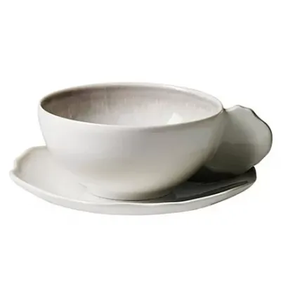 Plume Perle Tea Cup And Saucer 20 cl