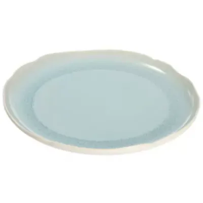 Plume Atoll/Blue Pie Dish Platter 12.4 in