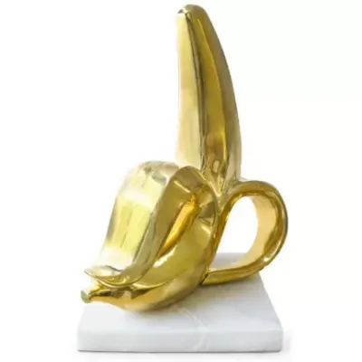 Brass Banana Sculpture