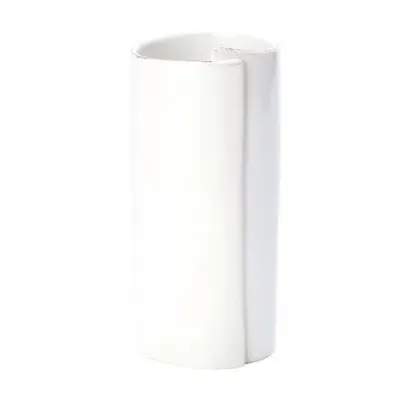 Lastra White Large Vase 4.75"D, 8.5"H, 64 oz