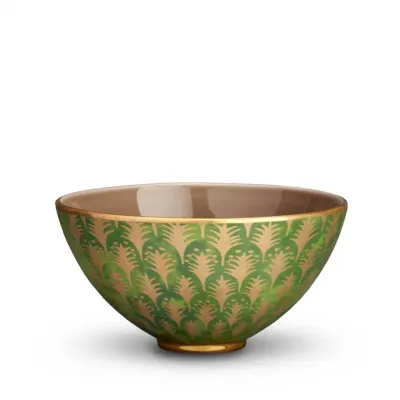 Fortuny Piumette Green Medium Bowl 9 x 4.5" - 23 x 11cm