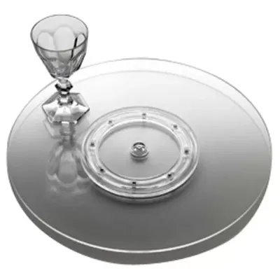 Lazy Susan Clear Diam 16.5" (Special Order)