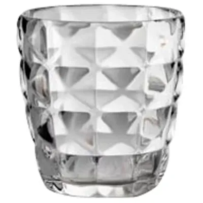 Diamante Tumbler Clear H 4" x Diam 3.5", 12 oz