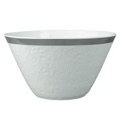 Mineral Filet Platinum Salad Bowl Coned Shaped Round 11 in.
