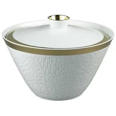 Mineral Filet Or/Gold Soup Tureen Diam 11.0 in