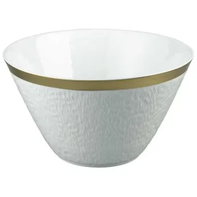 Mineral Filet Or/Gold Salad Bowl Coned Shaped Diam 11.0 in