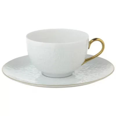 Mineral Filet Gold Tea Saucer Extra Round 6.9 in.