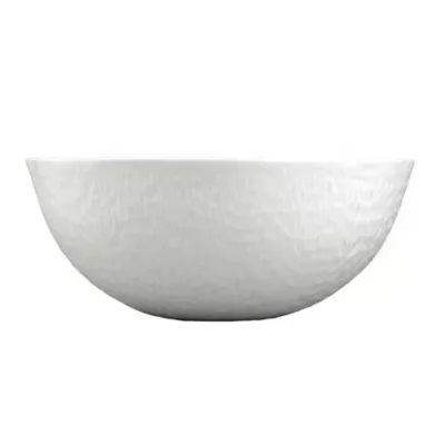 Mineral Sable/Matte  Salad Bowl Calabash Shaped Diam 9.0 in