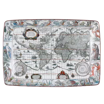 Globe Rectangular Tray Large 10.75" x 7.5"