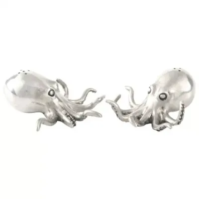 Sea And Shore Pewter Octopus Salt And Pepper Set
