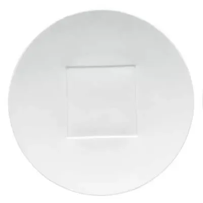 Hommage Round Buffet Plate Square Center Round 12.6 in.
