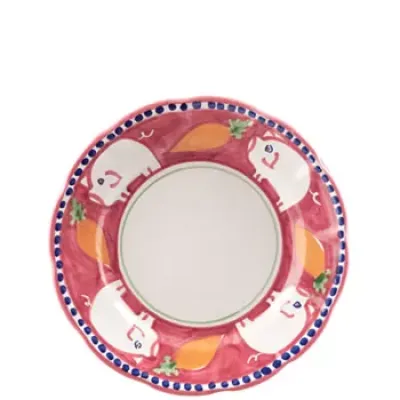 Campagna Porco (Pig) Salad Plate 8"D