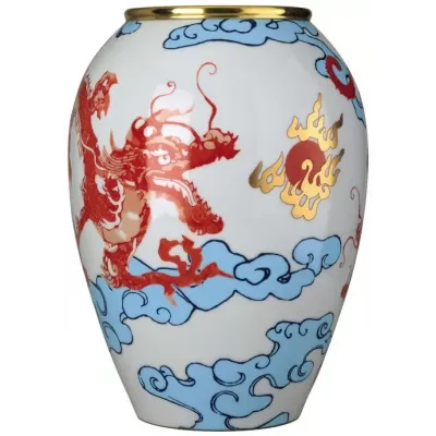 Constellation Dragon Jar Round 5.5 in. in a gift box