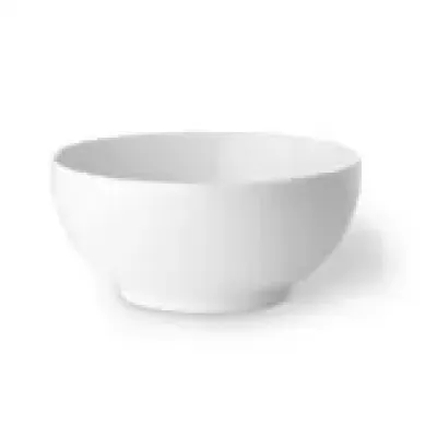 White Fluted Bowl 110 cl 1.16 qt, 18 cm 7.1 in