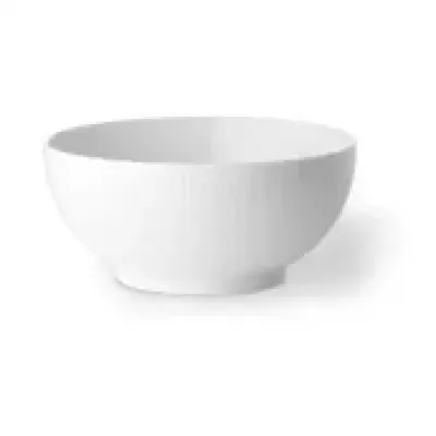 White Fluted Bowl 1.75 Qt