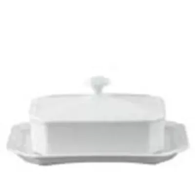 Maria White Covered Butter Dish (Special Order)