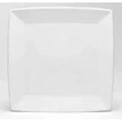 Loft White Salad Plate / Tray 9 in Square