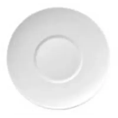 Loft White After Dinner Plate Saucer 5 in