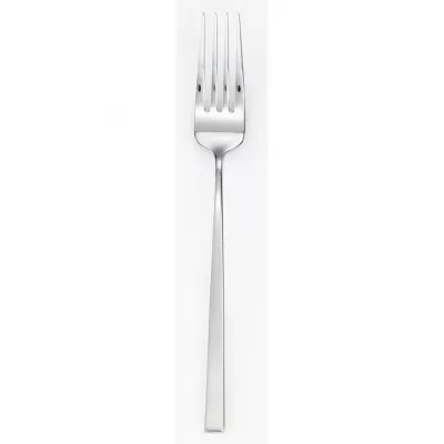 Linea Q Serving Fork 8 7/8 In 18/10 Stainless Steel