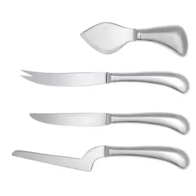 Cheese Knife Set, 4 Pcs 18/10 Stainless Steel