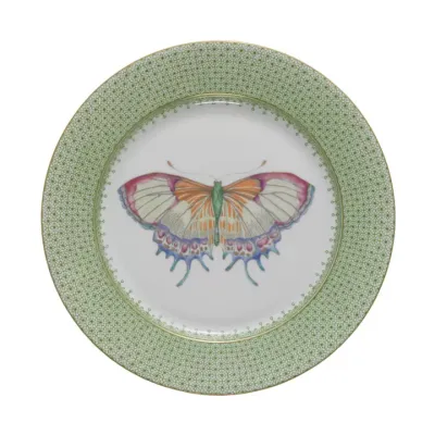 Apple Lace Dessert w Butterfly Décor 8.5"