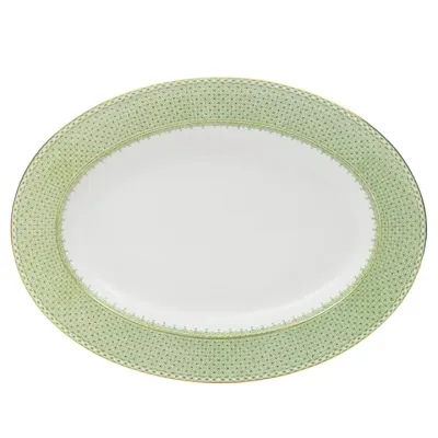 Apple Lace Oval Platter 14"