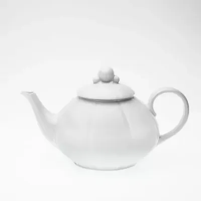 Nymphea White Teapot Large