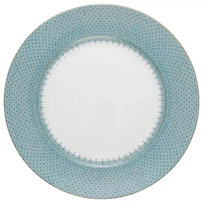 Turquoise Lace Service Plate 12"