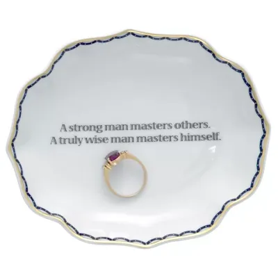 A Strong Man Masters... Ring Tray 5.25"
