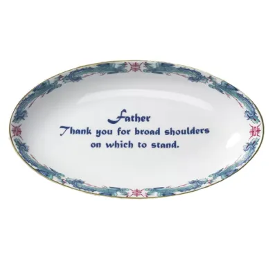 Father, ...Broad Shoulders... Ring Tray 8" X 4.25"