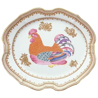 Rooster Platter Small 10.5"