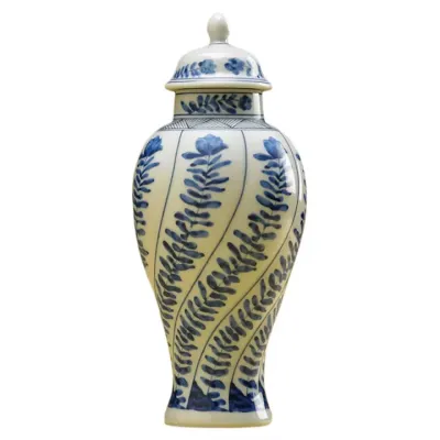 Vung Tau Blue & White Mini Vase 6.5"